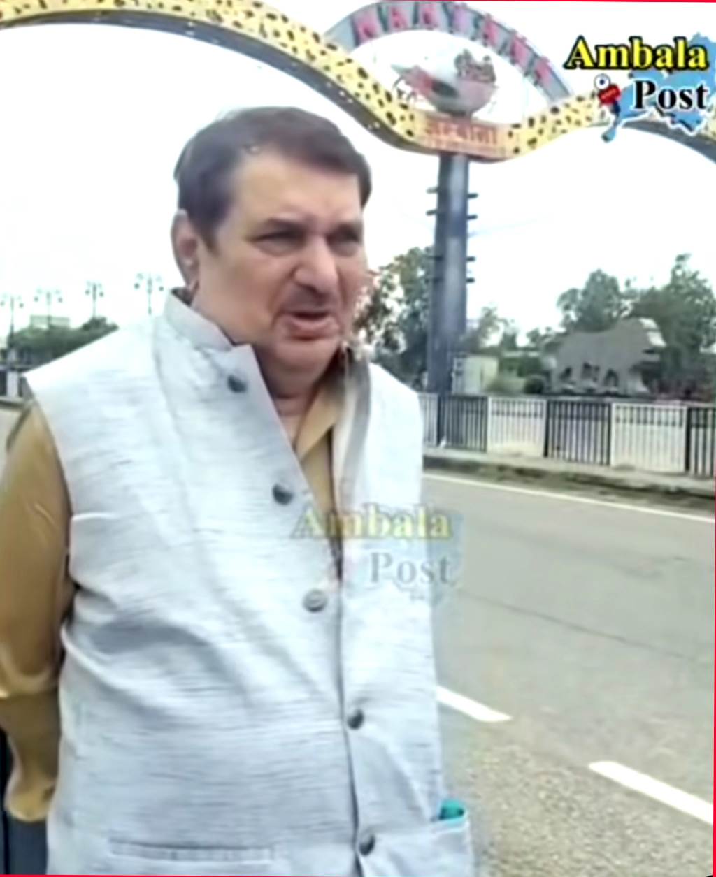 Actor Raza Murad gives a special message from Haryana Gate in Ambala